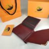 Jungle Tree Golden Tip Mehroon Leather Wallet - Image 2