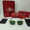 Cartier Sunglasses Golden Green-CRT15 - Image 2