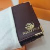 Jungle Tree Golden Tip Mehroon Leather Wallet